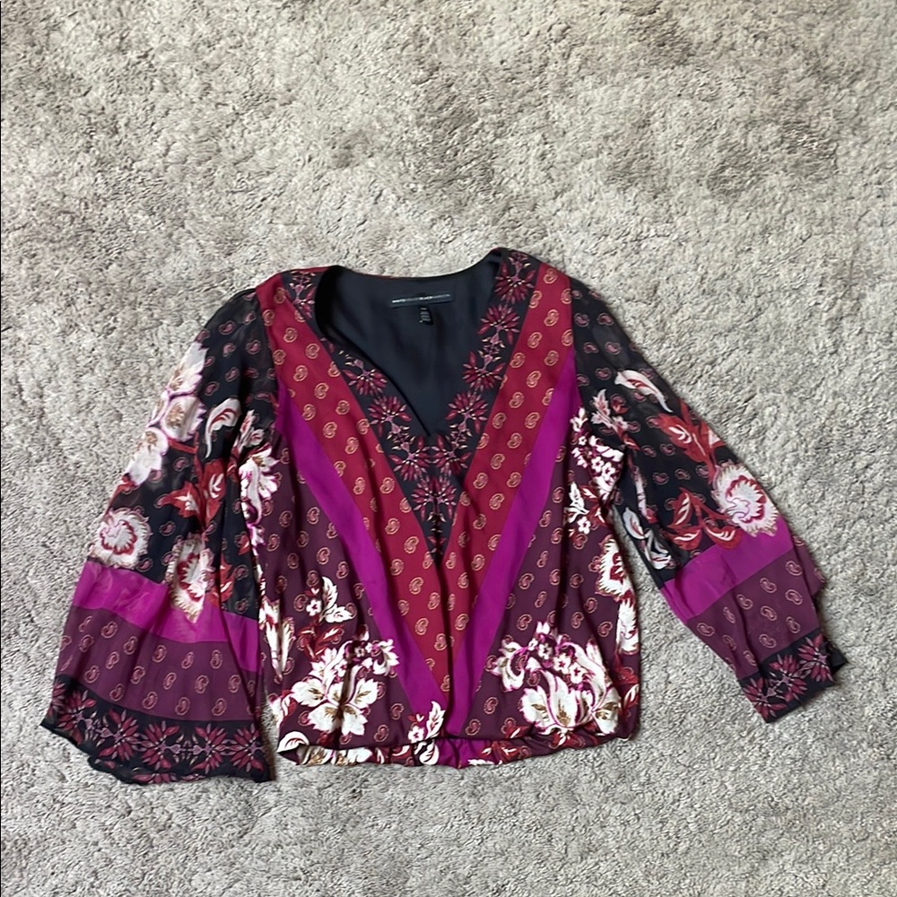 Women's Multicolor Floral Top